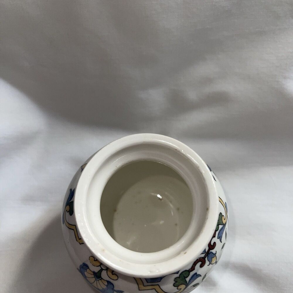 Moutarde Bocquet Yvetot MUSTARD JAR w/ Lid Milk Glass - Picture 7 of 7